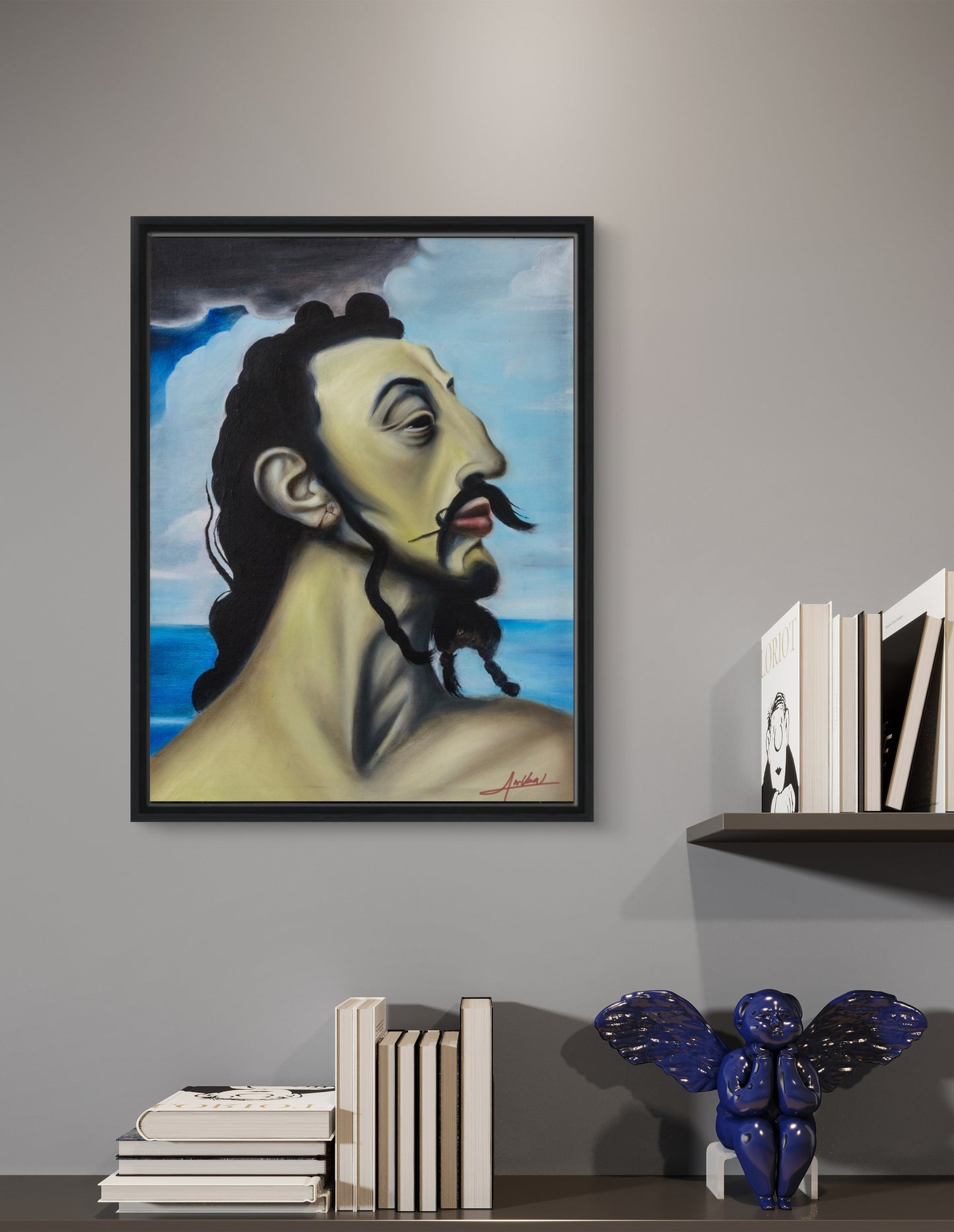 ‘Horizon’ framed canvas print.