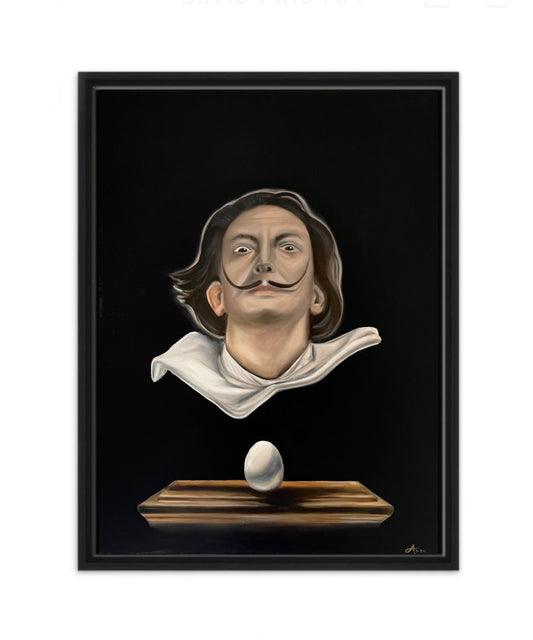 ‘Becoming’ Framed canvas print.