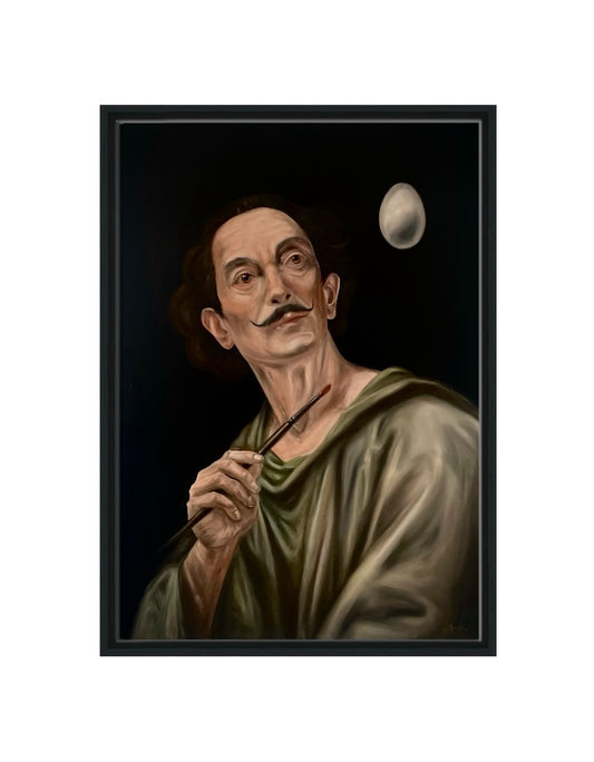 ‘Genesis of a Thought’ Framed Canvas Print