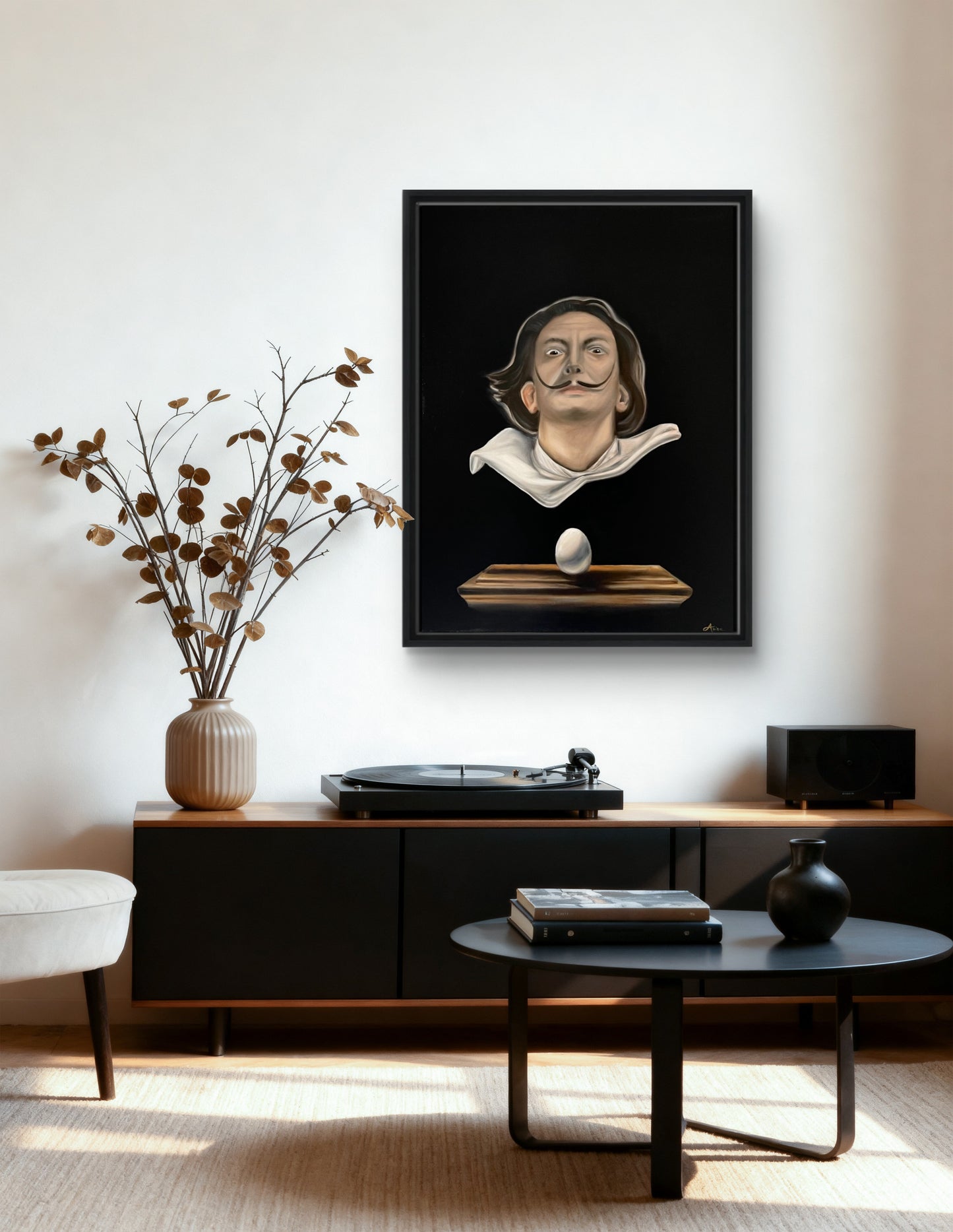 ‘Becoming’ Framed canvas print.